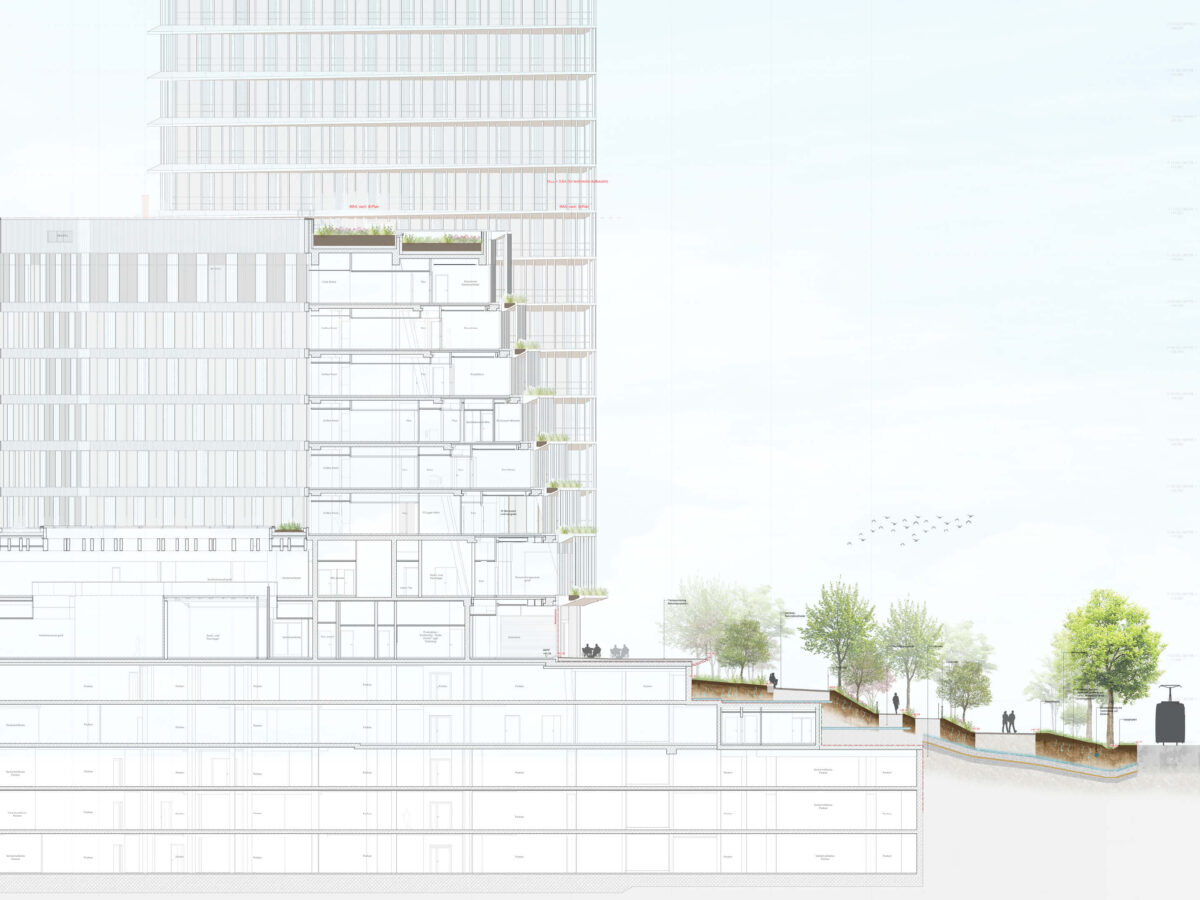 A section of the new North Rhine-Westphalia regional headquarter