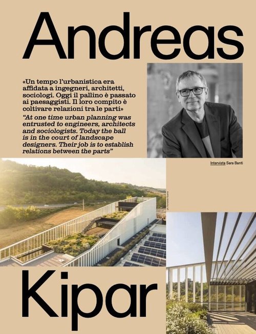 Cover of abitare interview with Andreas Kipar
