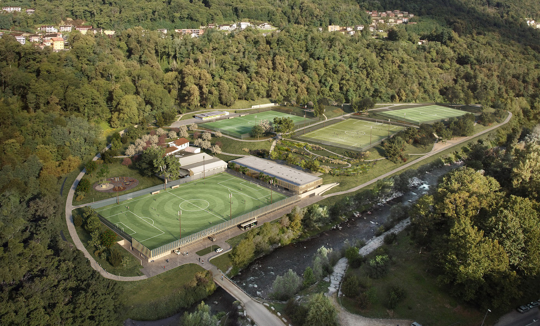 The future Centro Sportivo al Maglio © Photo Consorzio al Maglio c/o Orsi & Associati