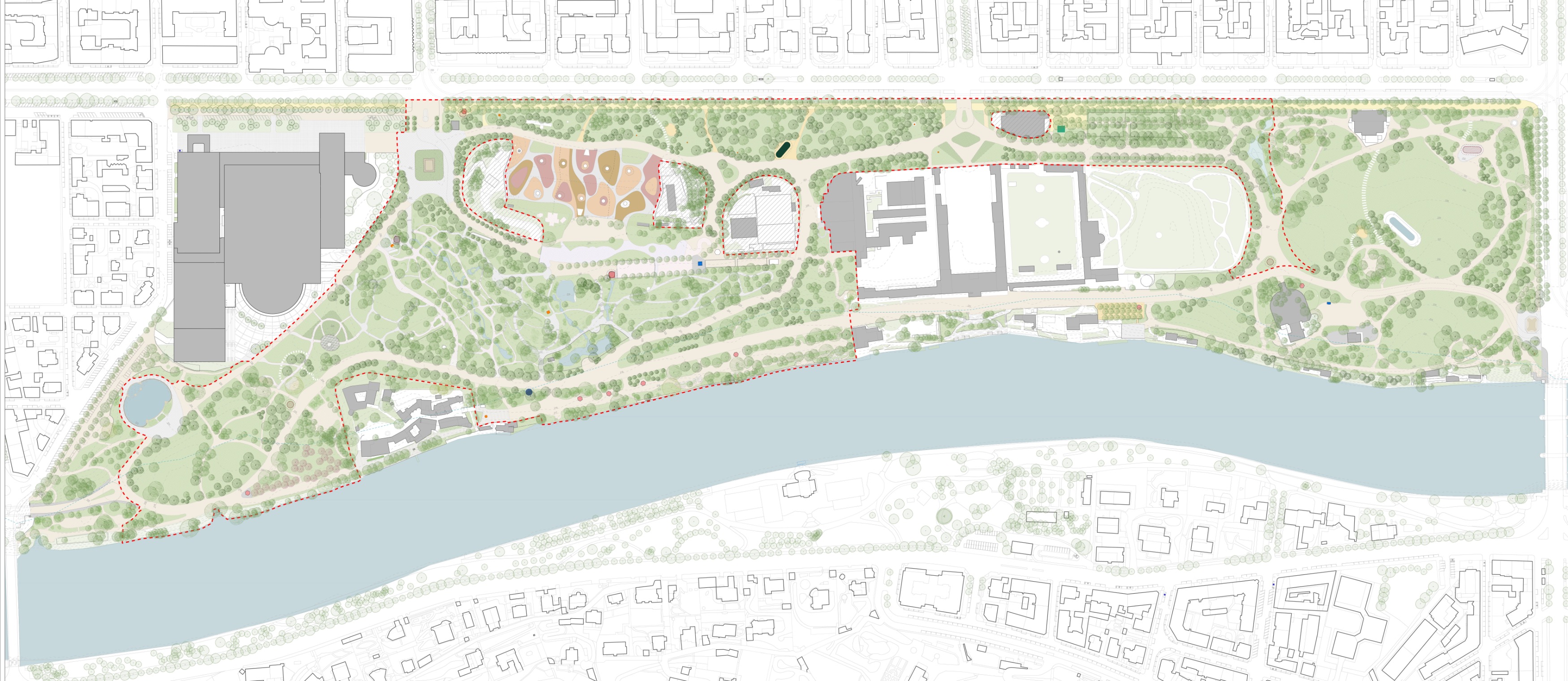 Masterplan of Parco Valentino, Turin