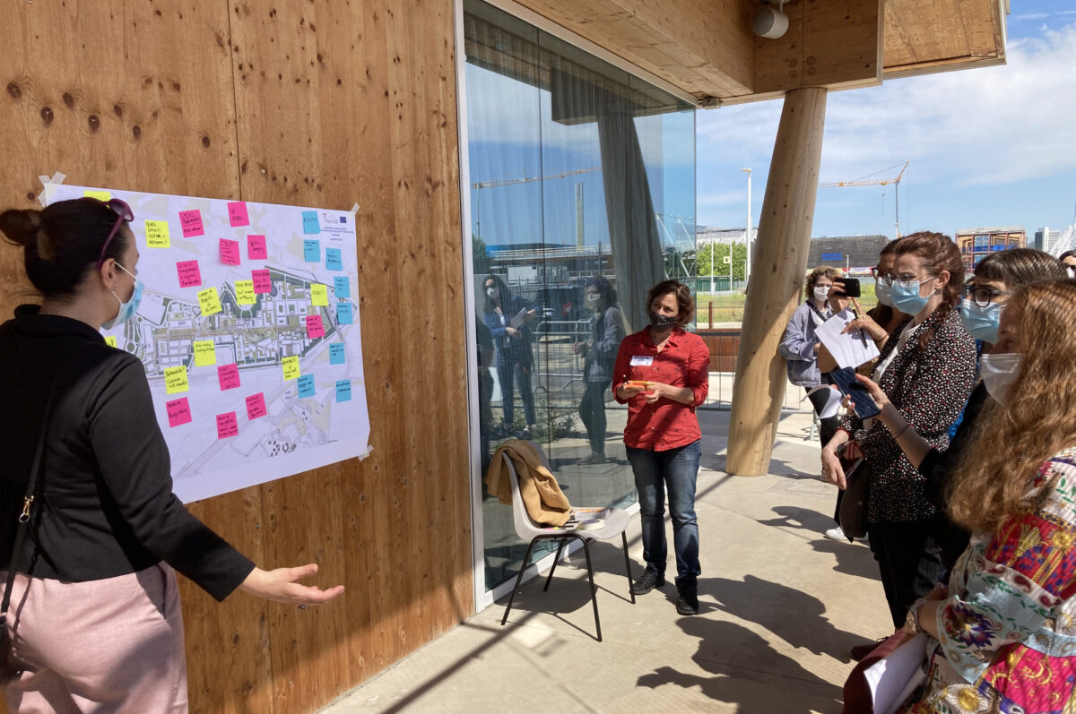 People talking to each other