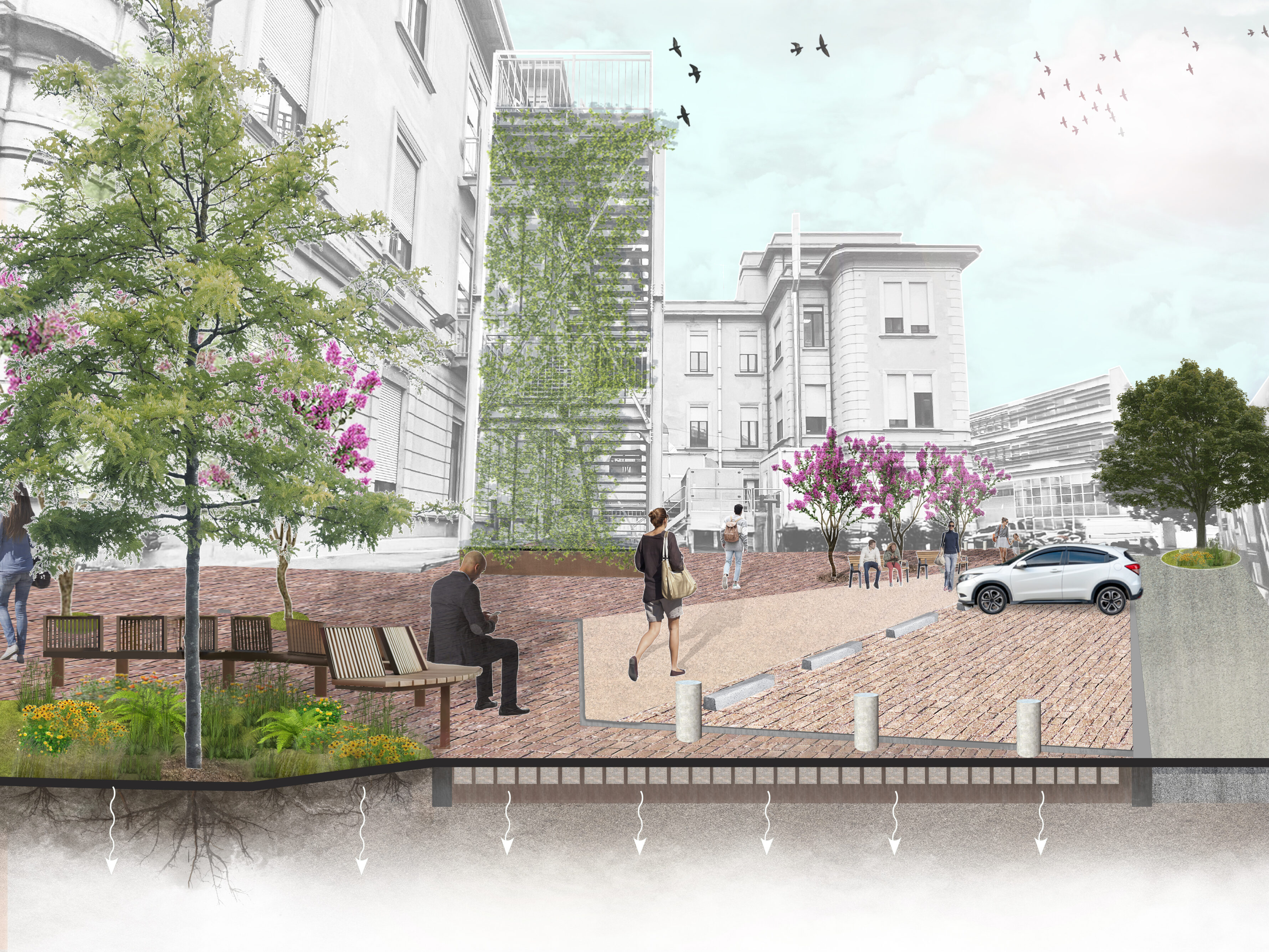 rendering of a project