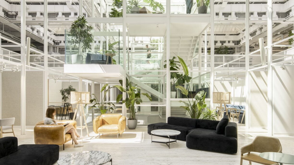 a view of a firm headquarters