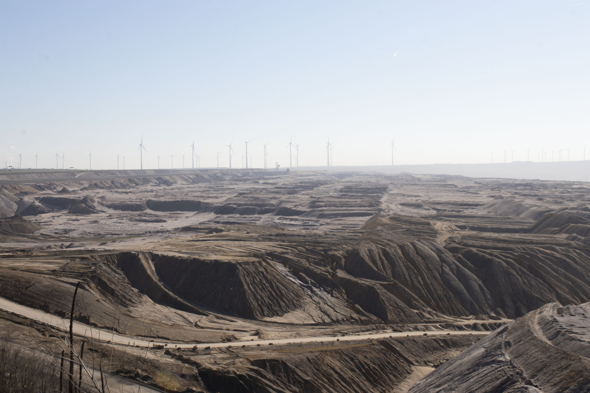 Tagebau Garzweiler, an open air minerary site, in a photo by LAND
