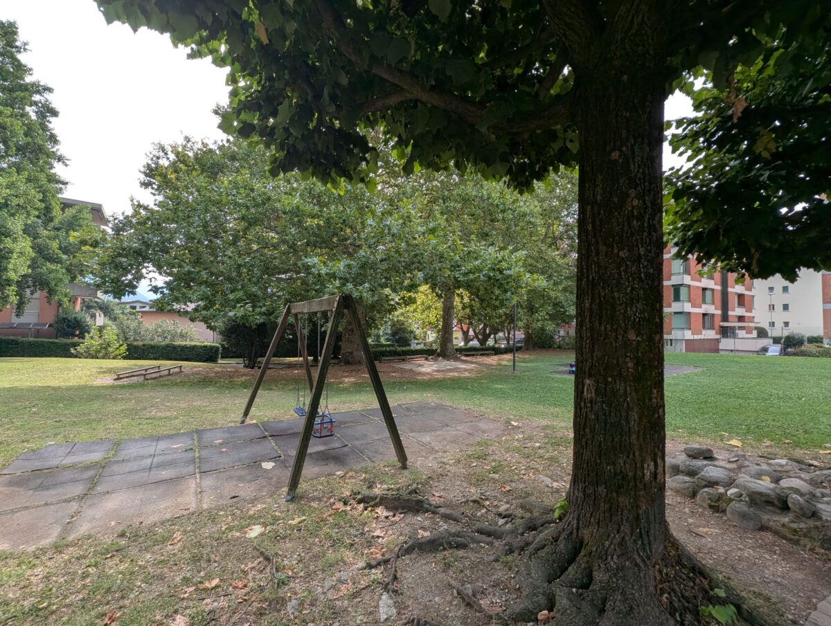 Parco giochi Nosedo before redevelopment, 2025