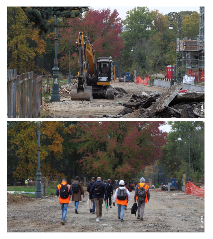 65,000 m² sealed surfaces removed at Parco del Valentino in Turin, October 2025.